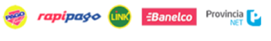 Pago Facil, Rapipago, Link, Banelco, Provincia NET